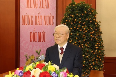 Phát biểu của Tổng Bí thư Nguyễn Phú Trọng chúc Tết lãnh đạo, nguyên lãnh đạo Đảng, Nhà nước