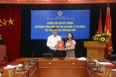 Công bố Quyết định Bổ nhiệm Tổng Biên tập Tạp chí Kinh tế Tài chính Việt Nam