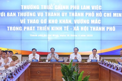 Tháo gỡ khó khăn, vướng mắc, thúc đẩy phát triển kinh tế - xã hội của TP. Hồ Chí Minh 