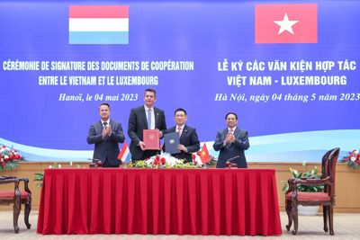 Việt Nam và Luxembourg thiết lập Đối tác chiến lược về tài chính xanh