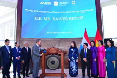 Thủ tướng Luxembourg thăm Sở Giao dịch Chứng khoán TP. Hồ Chí Minh