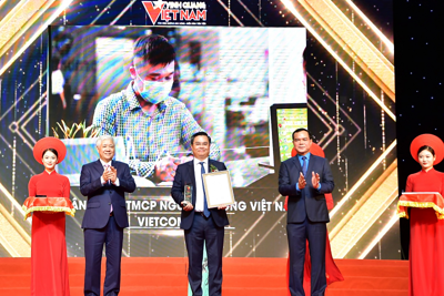 Vietcombank được vinh danh tại Lễ trao giải Vinh quang Việt Nam
