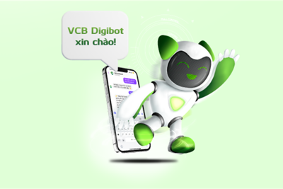 VCB Digibot hỗ trợ đăng ký dịch vụ ngân hàng trực tuyến