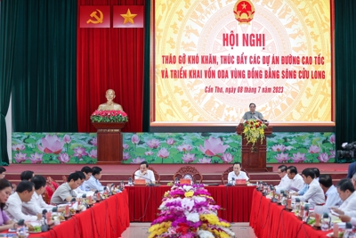 Gỡ khó, thúc đẩy các dự án đường cao tốc và triển khai vốn ODA vùng Đồng bằng sông Cửu Long