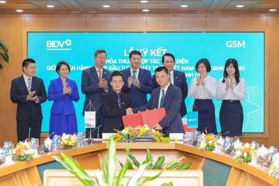 GSM ký thỏa thuận hợp tác toàn diện với BIDV chi nhánh Quang Trung 