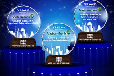 Vietcombank nhận 3 giải thưởng uy tín