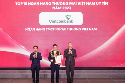 Vietcombank là ngân hàng uy tín nhất, công ty đại chúng uy tín và hiệu quả nhất Việt Nam