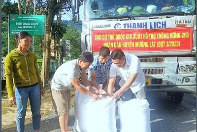 Hoàn thành xuất cấp hơn 331 tấn gạo hỗ trợ nhân dân huyện Mường Lát