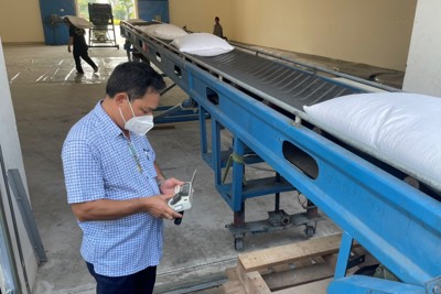 Hoàn thành nhập kho 11.500 tấn gạo đảm bảo số lượng, chất lượng