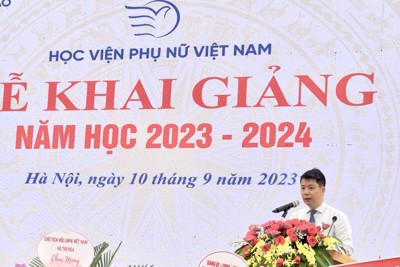 Học viện Phụ nữ Việt Nam tổ chức Lễ khai giảng năm học 2023-2024