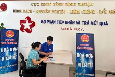 Cục Thuế Bình Thuận chuẩn hóa dữ liệu mã số thuế cá nhân