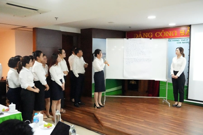 Vietcombank Thăng Long tổ chức hội thảo về thúc đẩy sản phẩm bancas nhân thọ 
