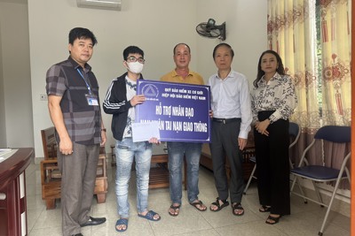 Hỗ trợ nhân đạo nạn nhân tai nạn giao thông tại Hải Dương, Quảng Ninh