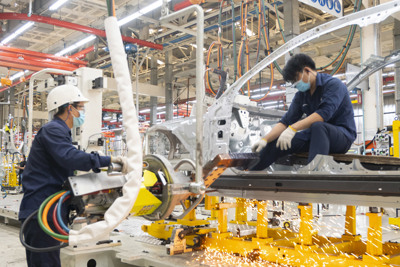 Chỉ số sản xuất công nghiệp tăng 1,65%