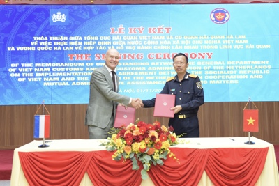 Hải quan Việt Nam - Hà Lan ký Thỏa thuận triển khai Hiệp định hợp tác cấp Nhà nước trong lĩnh vực hải quan