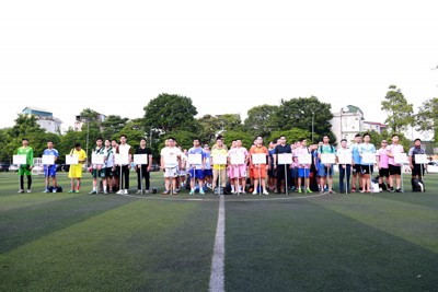 Đoàn Thanh niên Bộ Tài chính khai mạc Giải Bóng đá thường niên lần thứ 30