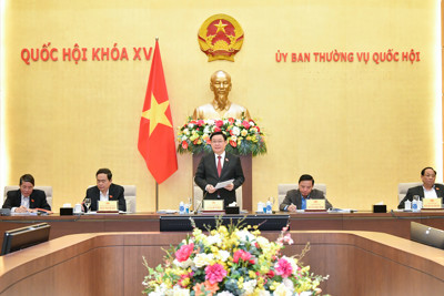 Chủ tịch Quốc hội chủ trì cuộc làm việc về tiếp thu, chỉnh lý dự án Luật Đất đai (sửa đổi)