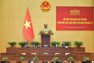Chương trình Hội nghị toàn quốc lần thứ hai triển khai luật, nghị quyết của Quốc hội