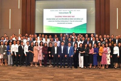 Vietcombank tổ chức đào tạo và đánh giá năng lực