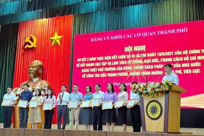 Không ngừng nâng cao nhận thức cho cán bộ, đảng viên về học tập và làm theo Bác 