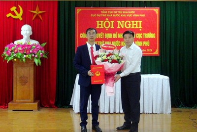 Cục Dự trữ Nhà nước khu vực Vĩnh Phú có thêm Phó Cục trưởng