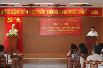Đảng bộ Cục Dự trữ Nhà nước khu vực Nghệ Tĩnh đẩy mạnh công tác tổ chức xây dựng Đảng