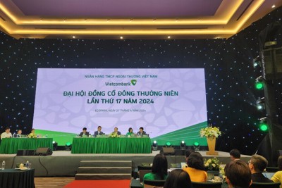 Vietcombank dự kiến dùng toàn bộ lợi nhuận 2023 để chia cổ tức