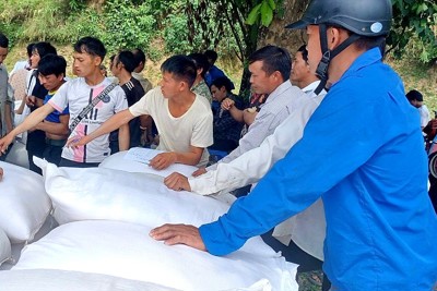 Xuất cấp hơn 674 tấn gạo hỗ trợ người dân Điện Biên dịp giáp hạt