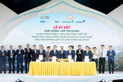 Vietcombank và ACV ký hợp vốn cho dự án Cảng hàng không quốc tế Long Thành