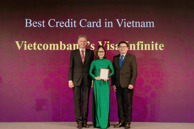 Vietcombank nhận được 2 giải thưởng lớn của The Asian Banker