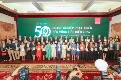 Phú Long vinh dự nhận giải thưởng Top 50 Doanh nghiệp phát triển bền vững 2024