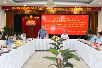 Thứ trưởng Đỗ Thành Trung làm việc với tỉnh Đồng Nai tháo gỡ vướng mắc cho doanh nghiệp 