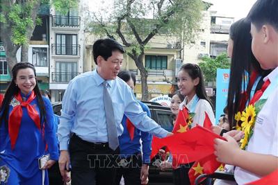 Chủ tịch nước Lương Cường dự Lễ tuyên dương Cháu ngoan Bác Hồ toàn quốc lần thứ X - năm 2025
