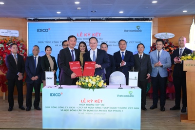 Vietcombank và IDICO tăng tốc hợp tác chiến lược, thúc đẩy chuyển đổi bền vững 