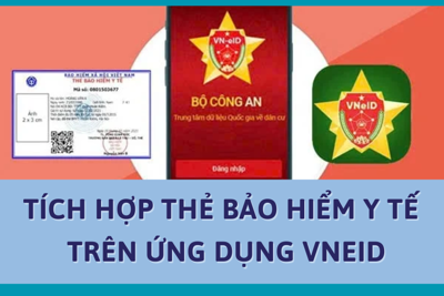 Tích hợp thẻ bảo hiểm y tế trên ứng dụng VNeID
