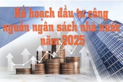 INFOGRAPHIC: Kế hoạch đầu tư công nguồn ngân sách nhà nước năm 2025 INFOGRAPHIC: Kế hoạch đầu tư công nguồn ngân sách nhà nước năm 2025