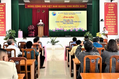 Lâm Đồng quyết tâm thực hiện tốt Tổng điều tra nông thôn, nông nghiệp năm 2025 Lâm Đồng quyết tâm thực hiện tốt Tổng điều tra nông thôn, nông nghiệp năm 2025