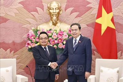 Chủ tịch Quốc hội Trần bongdaso nét Mẫn tiếp Chủ tịch Kiểm toán Nhà nước Lào - Tạp chí Tài chính Chủ tịch Quốc bongdaso nét Trần Thanh Mẫn tiếp Chủ tịch Kiểm toán Nhà nước Lào