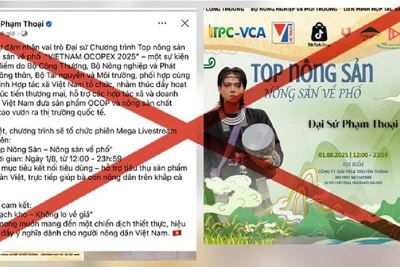 Cục Xúc tiến thương mại bác thông tin bổ nhiệm đại sứ VIETNAM OCOPEX 2025