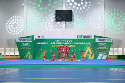 Tưng bừng khí thế Giải thể dục Aerobic Cúp MILO lần VIII Tưng bừng khí thế Giải thể dục Aerobic Cúp MILO lần VIII