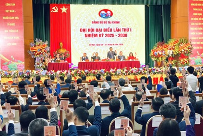 Thông bongdaso net Nghị quyết Đại hội đại biểu Đảng bộ Bộ Tài chính lần thứ I - Tạp chí Tài chính Thông qua Nghị quyết Đại hội đại biểu Đảng bộ Bộ Tài bongdaso danh sách các trận đấu lần thứ I