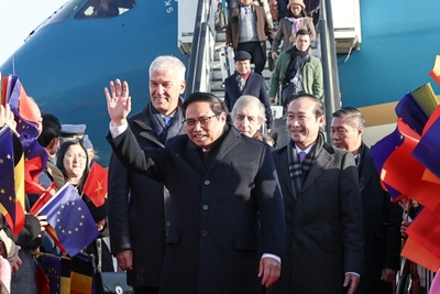Thủ tướng bắt đầu chuyến thăm chính thức Vương quốc Bỉ và tham dự Hội nghị cấp cao ASEAN-EU