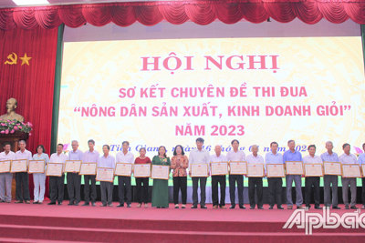 Nhiều tấm gương điển hình nông dân Tiền Giang sản xuất, kinh doanh giỏi năm 2023