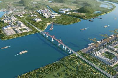 Hợp long cầu Bến Rừng nối Quảng Ninh - Hải Phòng