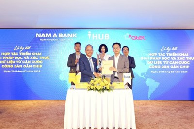 Nam A Bank tiên phong triển khai giải pháp đọc và xác thực dữ liệu CCCD gắn chip