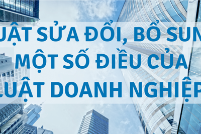 INFOGRAPHIC: Nhóm chính sách lớn trong Luật sửa đổi, bổ sung một số điều của Luật Doanh nghiệp