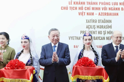 Tổng Bí thư Tô Lâm dự lễ khánh thành Phòng Lưu niệm Chủ tịch Hồ Chí Minh với ngành dầu khí Việt Nam-Azerbaijan