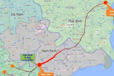 Khởi công xây dựng Dự án đường cao tốc Nam Định - Thái Bình 