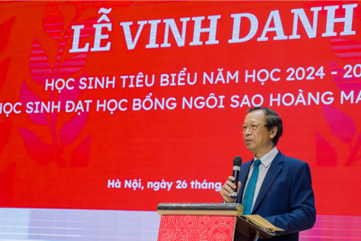 Thứ trưởng Phạm Ngọc Thưởng dự lễ vinh danh và trao Học bổng Ngôi Sao Hoàng Mai