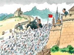 Phía sau dòng chảy của đồng nhân dân tệ